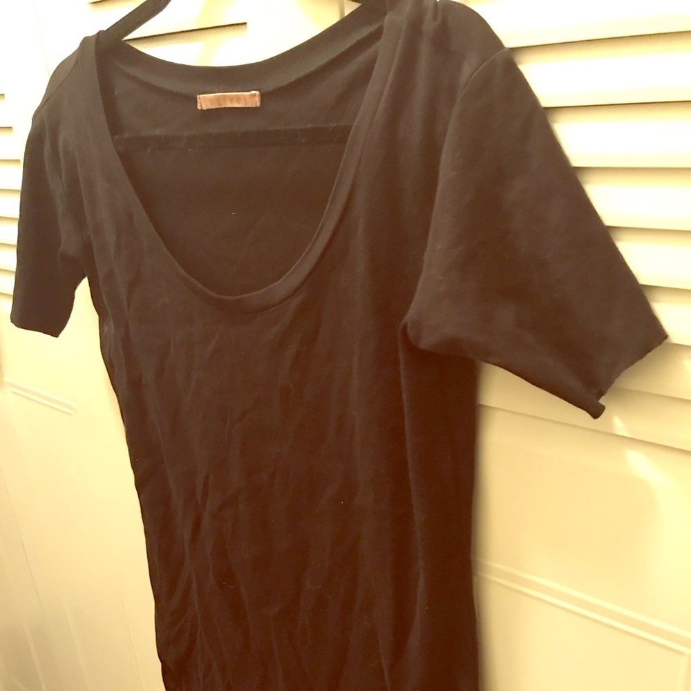 Black Velvet T-shirt dress, size small